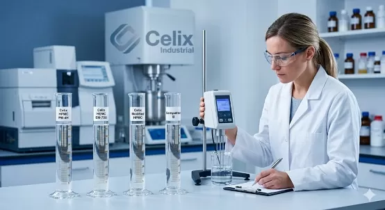 Phòng thí nghiệm Công nghiệp Celix thực hiện các kiểm tra độ chảy và độ ổn định cho phụ gia vữa tự san phẳng Phòng thí nghiệm Công nghiệp Celix thực hiện các kiểm tra độ chảy và độ ổn định cho phụ gia vữa tự san phẳng
